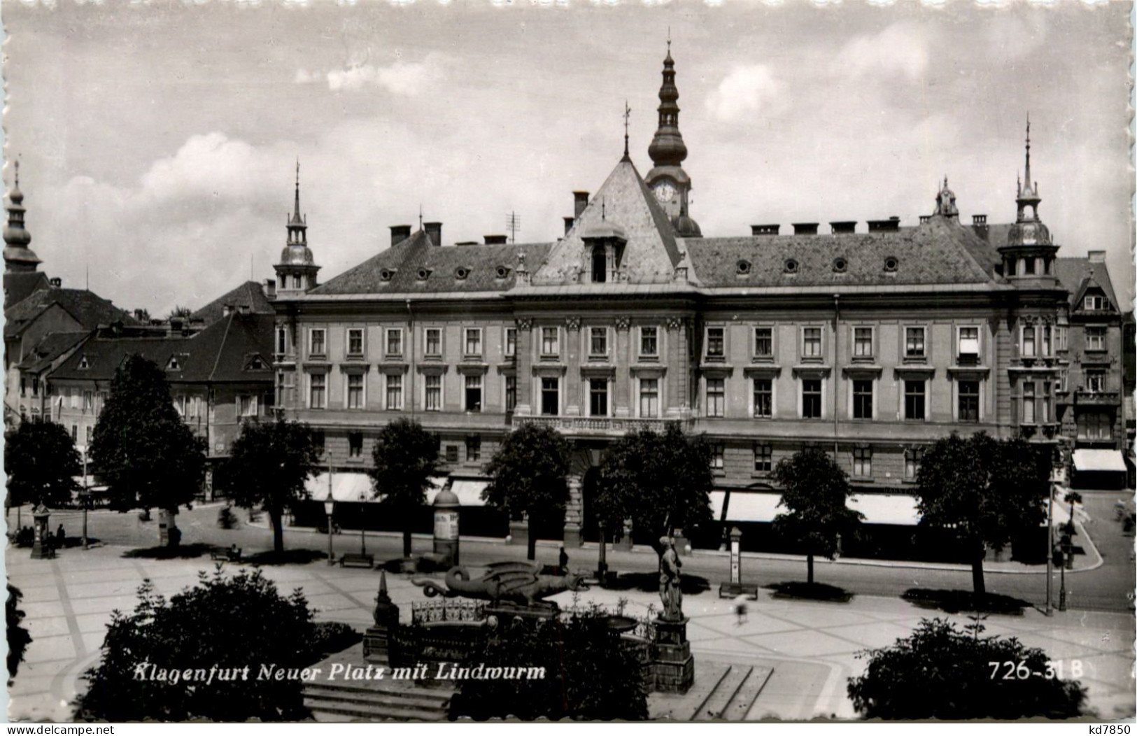 Klagenfurt, Neuer Platz Mit Lindwurm - Klagenfurt