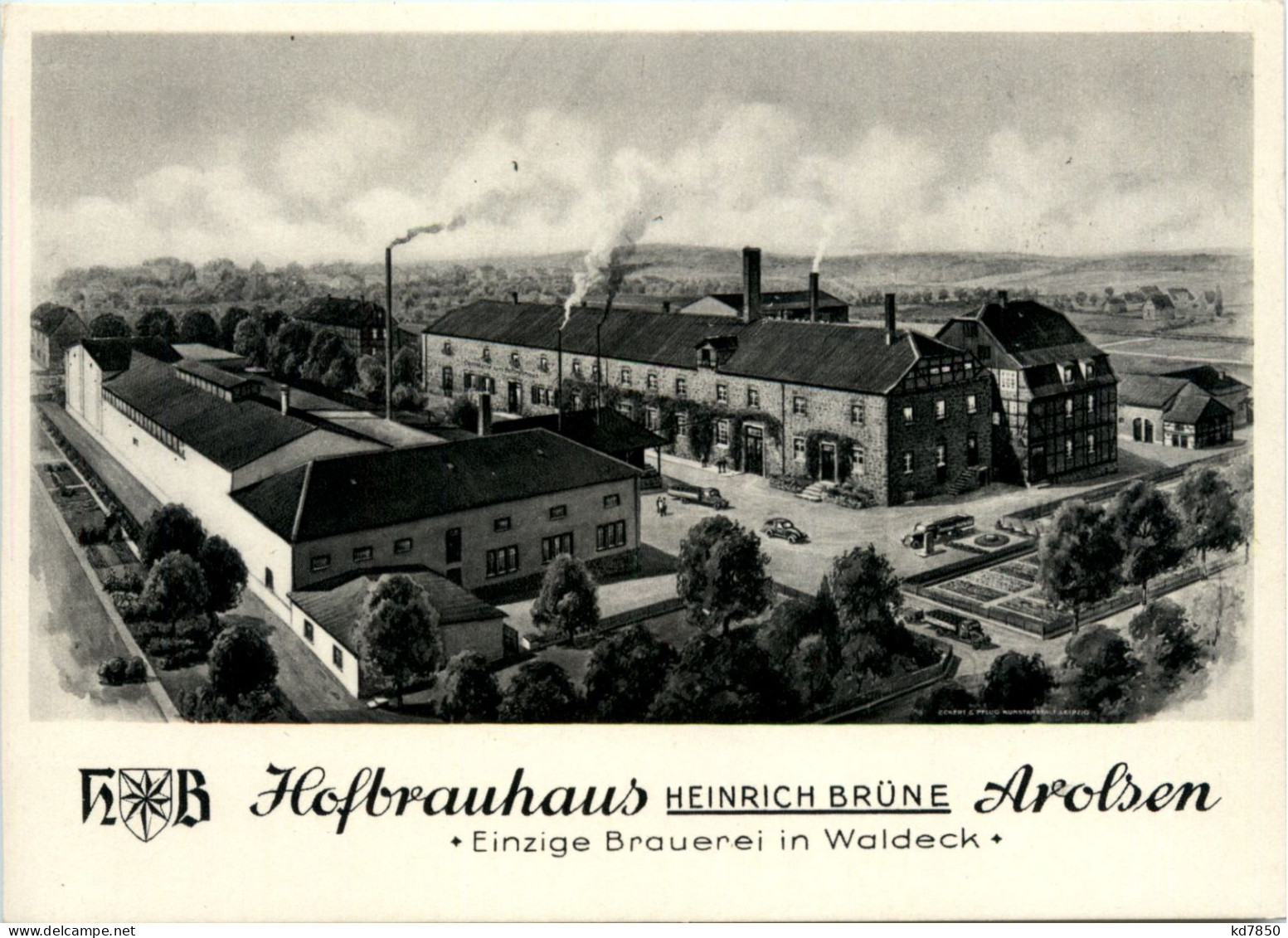 Arolsen - Hofbrauhaus Heinrich Brüne - Brauerei - Bad Arolsen