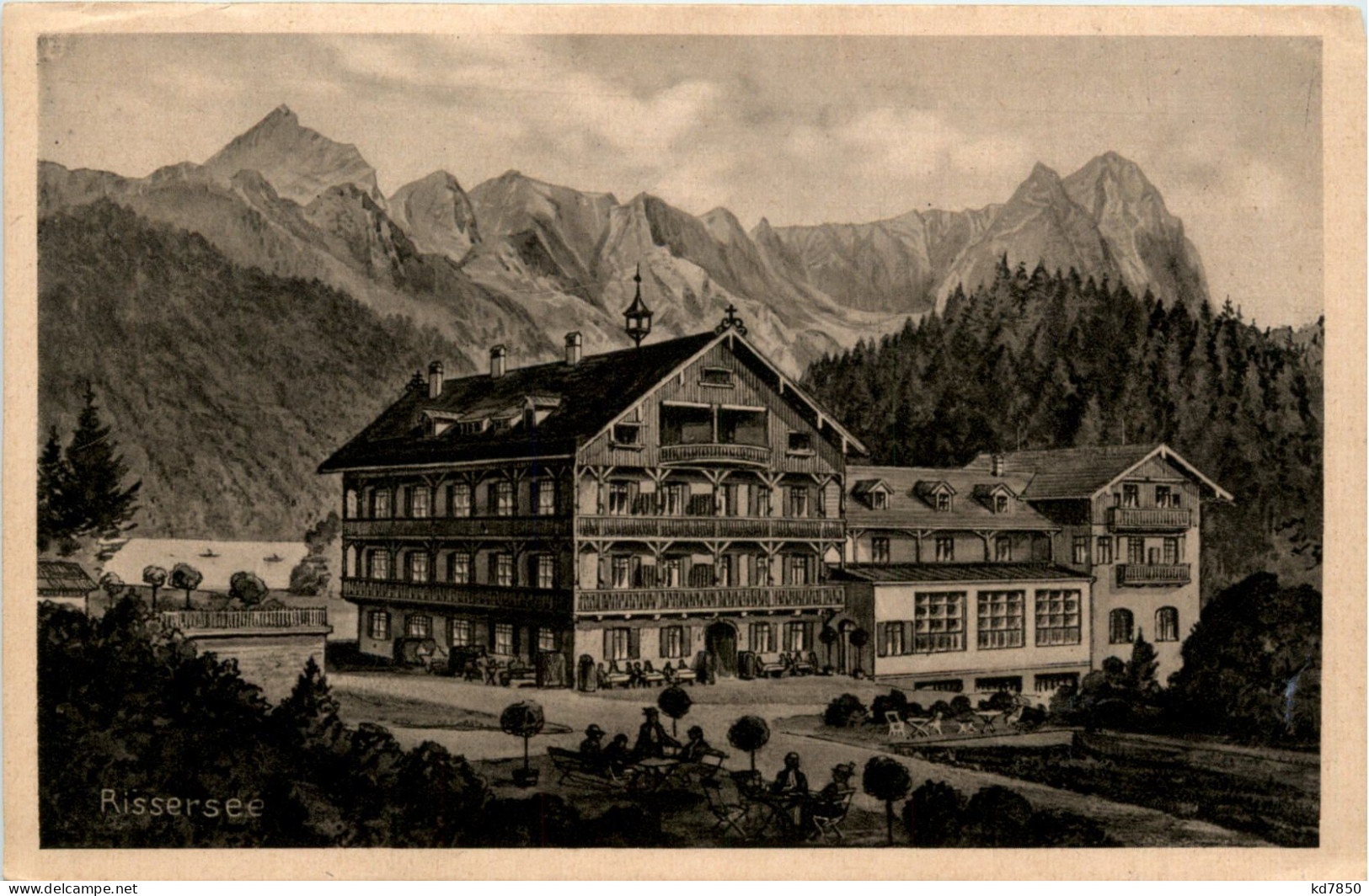 Rissersee Mit Blick Auf Alpspitze Und Waxenstein - Garmisch-Partenkirchen