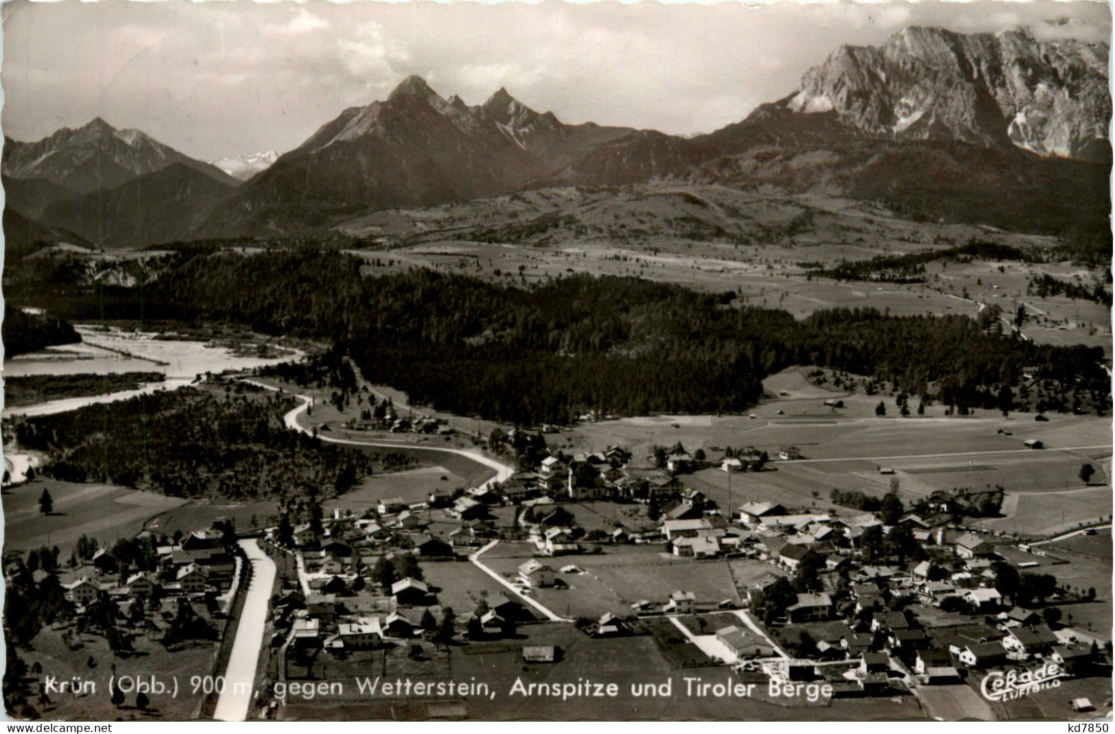 Krün Obb. Gegen Wetterstein, Arnspitze Und Tiroler Berge - Garmisch-Partenkirchen