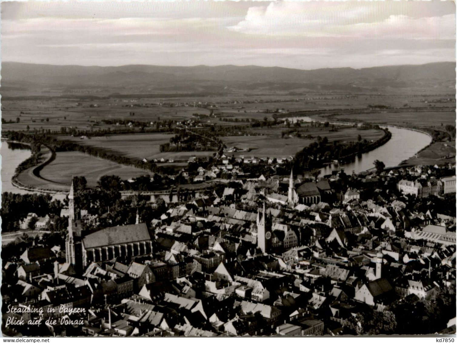 Straubing, Blick Auf Die Donau - Straubing