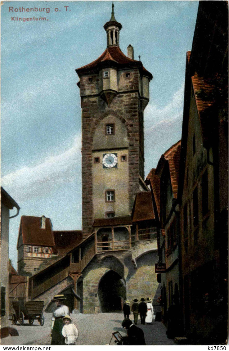 Rothenburg O.T., Klingenturm - Rothenburg O. D. Tauber