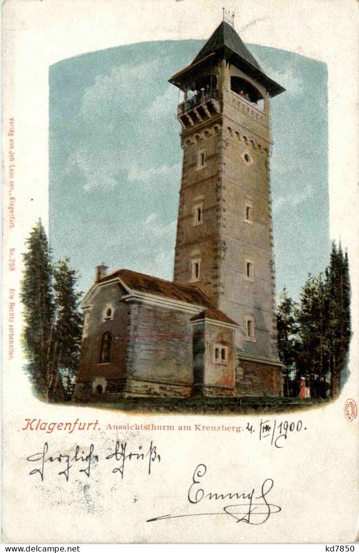 Klagenfurt, Aussichtsturm Am Kreuzberg - Klagenfurt