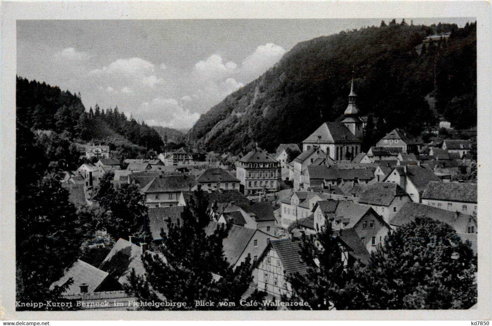 Berneck Im Fichtelgebirge, Blick Vom Cafe Wallenrode - Bayreuth