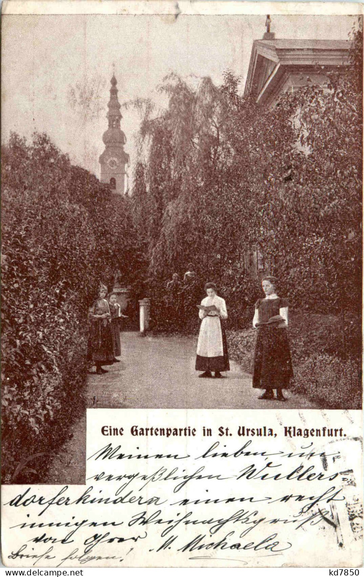 Klagenfurt, Eine Gartenpartie In St. Ursula - Klagenfurt