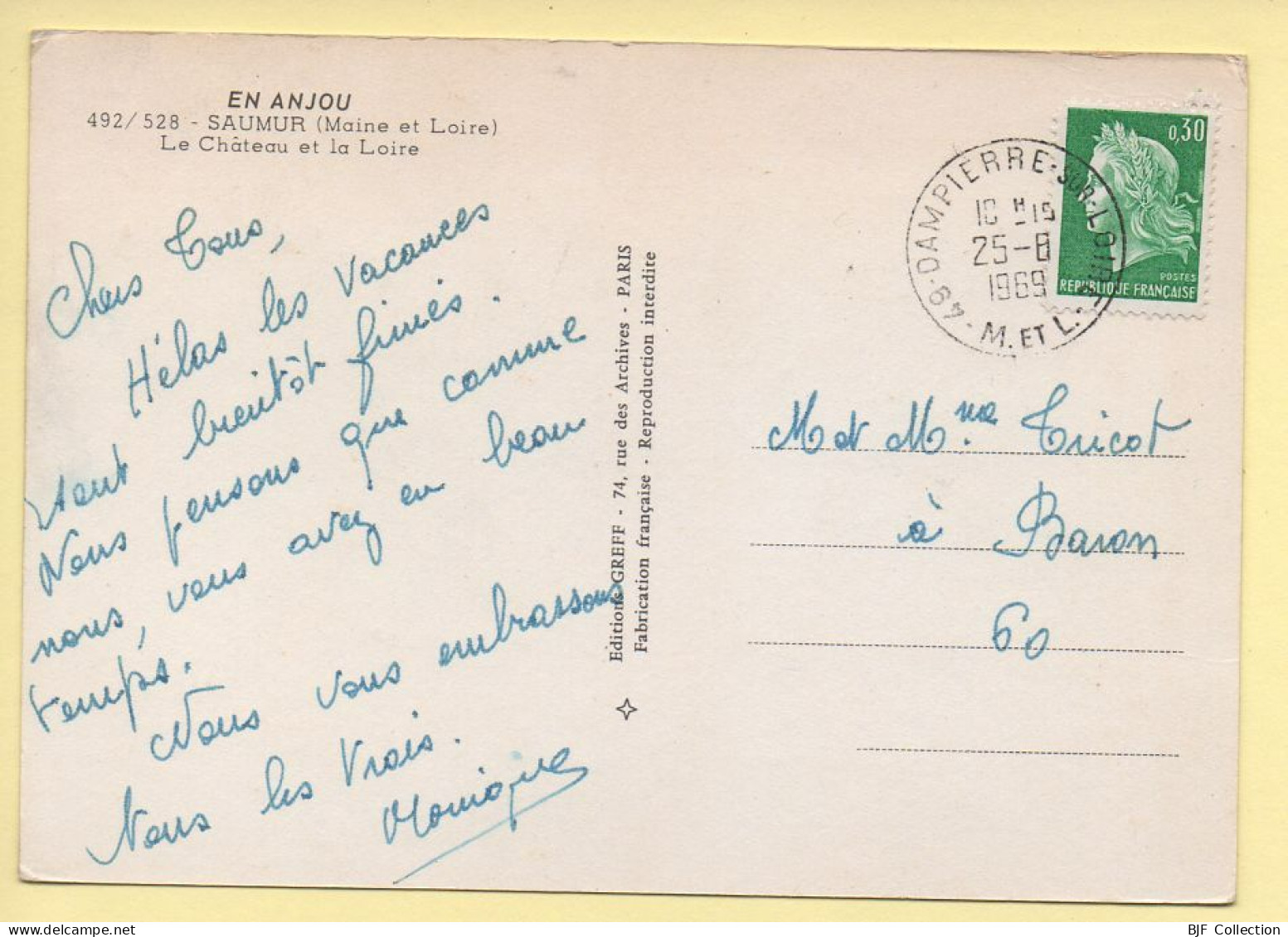 49. SAUMUR – Multivues (voir Scan Recto/verso) - Saumur