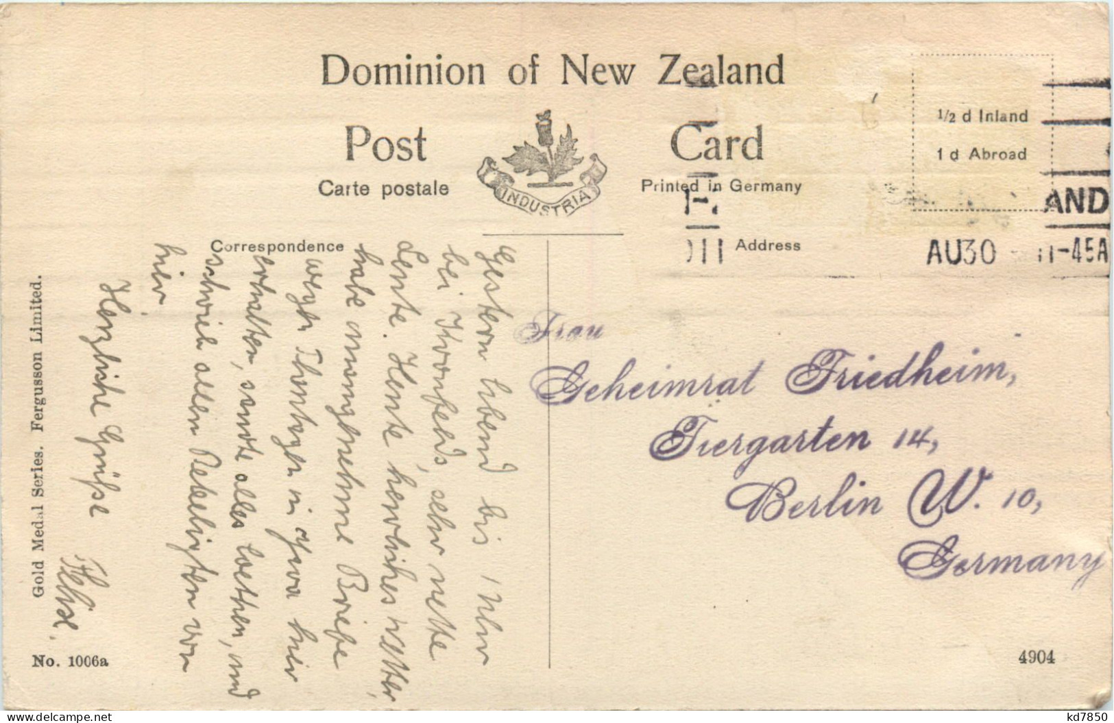 New Zealand - Auckland - New Post Office - Nouvelle-Zélande