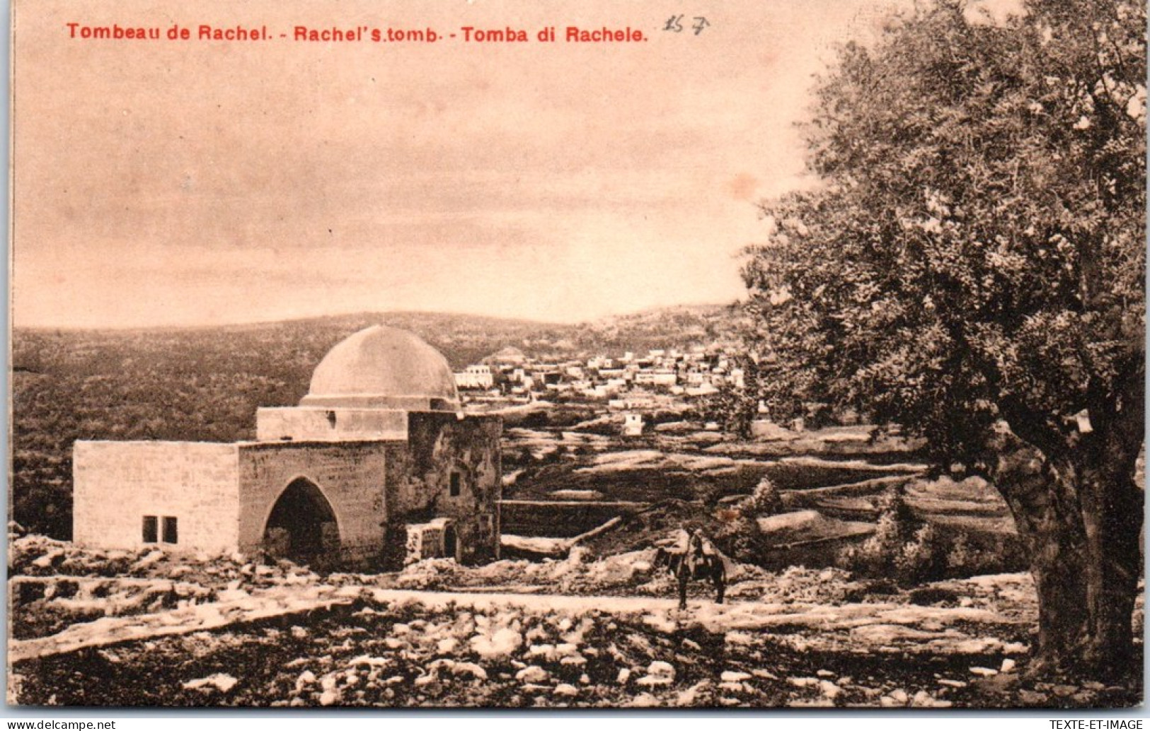 ISRAEL - Vue Du Tombeau De Rachel  - Israel