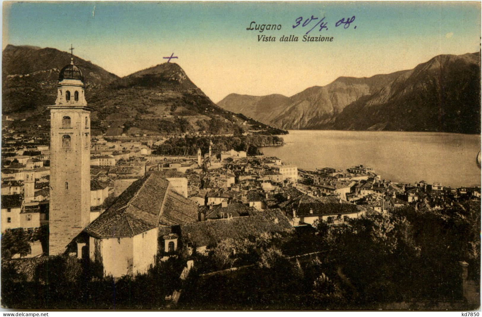 Lugano, Vista Dalla Stazione - Lugano