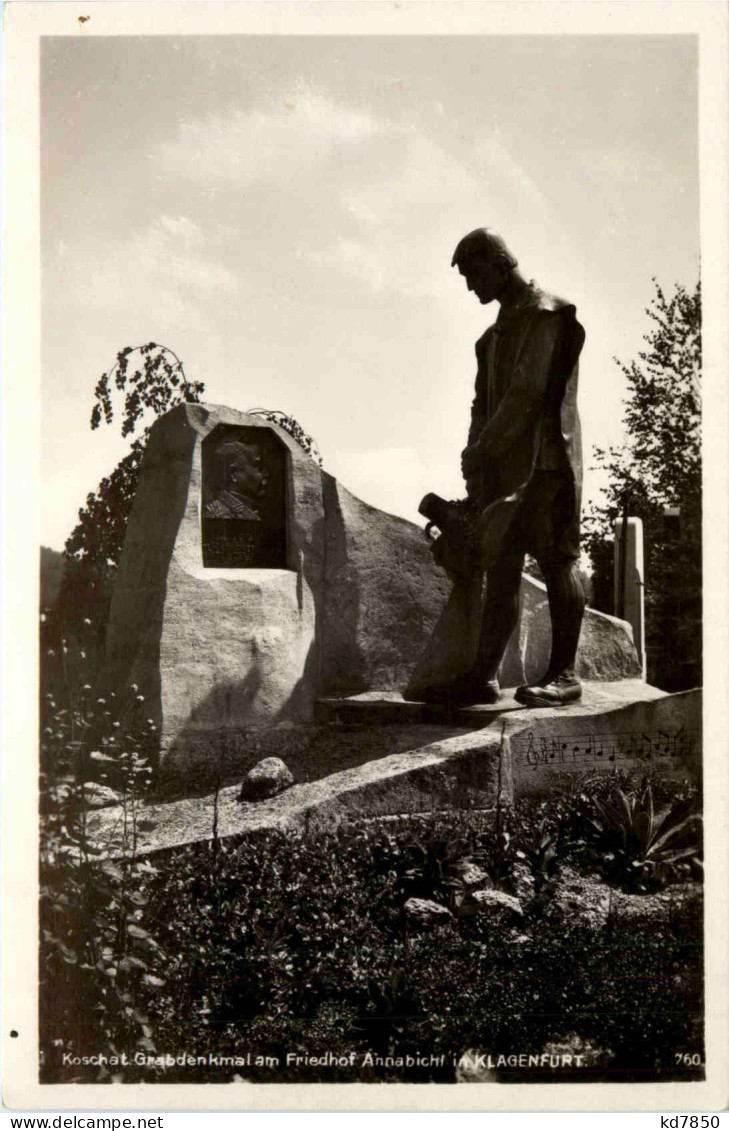 Klagenfurt, Koschat Grabdenkmal Am Friedhof In Annabichl - Klagenfurt