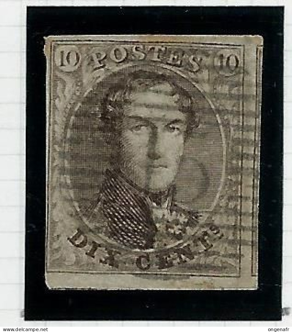 Médaillons Allongés Sans Filigrane : N° 10 ( Papier Mince ) Obl. - 1858-1862 Medaillen (9/12)