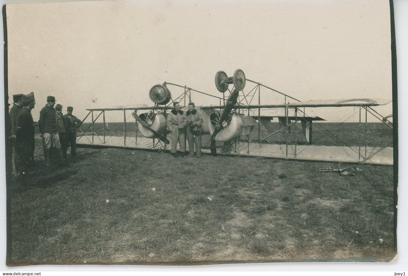 Photo Avion ,Capotage D'un Caudron G4 ,Format 6/9 - Aviation