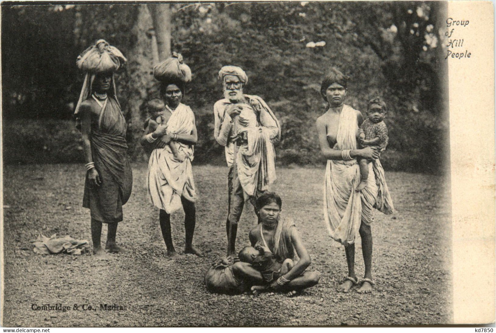 Indien - Group Of Hill People - India