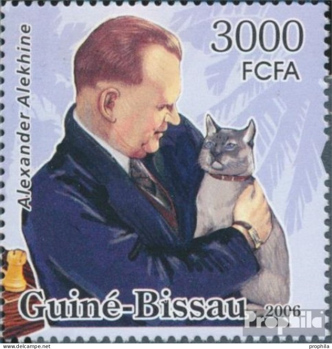 Guinea-Bissau 3458 (kompl. Ausgabe) Postfrisch 2006 Schachmeister - Guinea-Bissau
