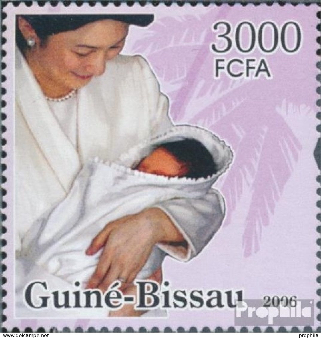 Guinea-Bissau 3445 (kompl. Ausgabe) Postfrisch 2006 Prinzessin Kiko, Orchideen, Jap. Zü - Guinea-Bissau