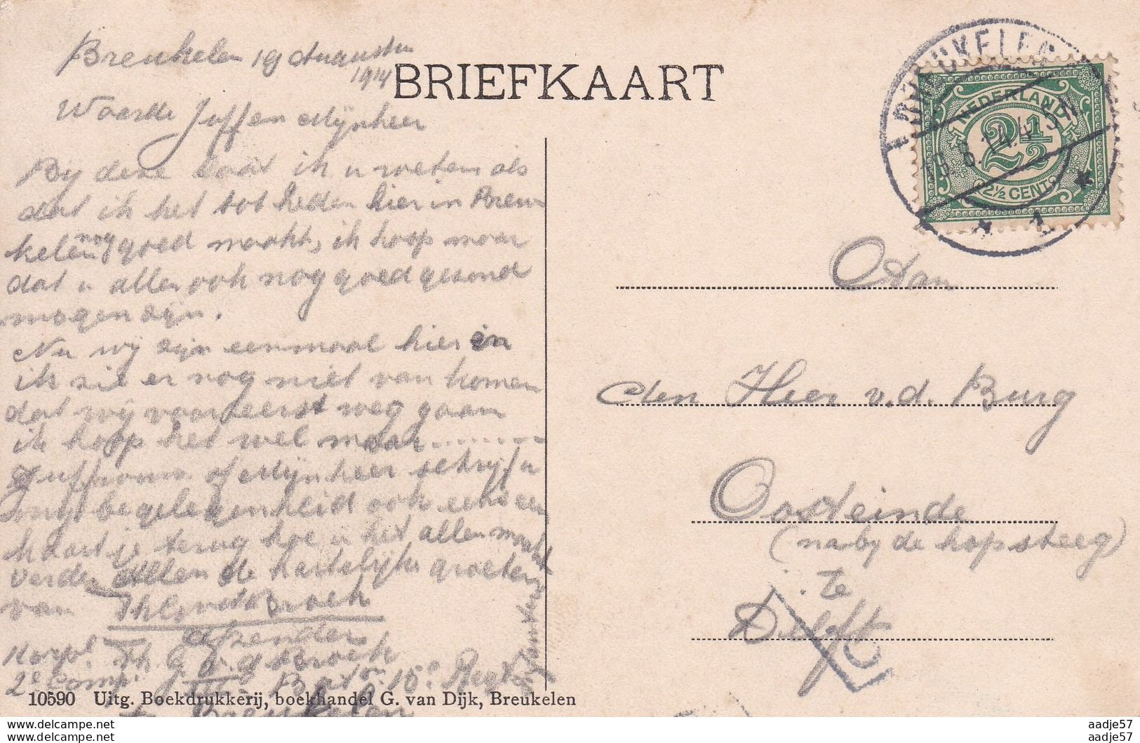 Breukelen Dorpsgezicht 1914 Oorlogscorrespondentie - Breukelen