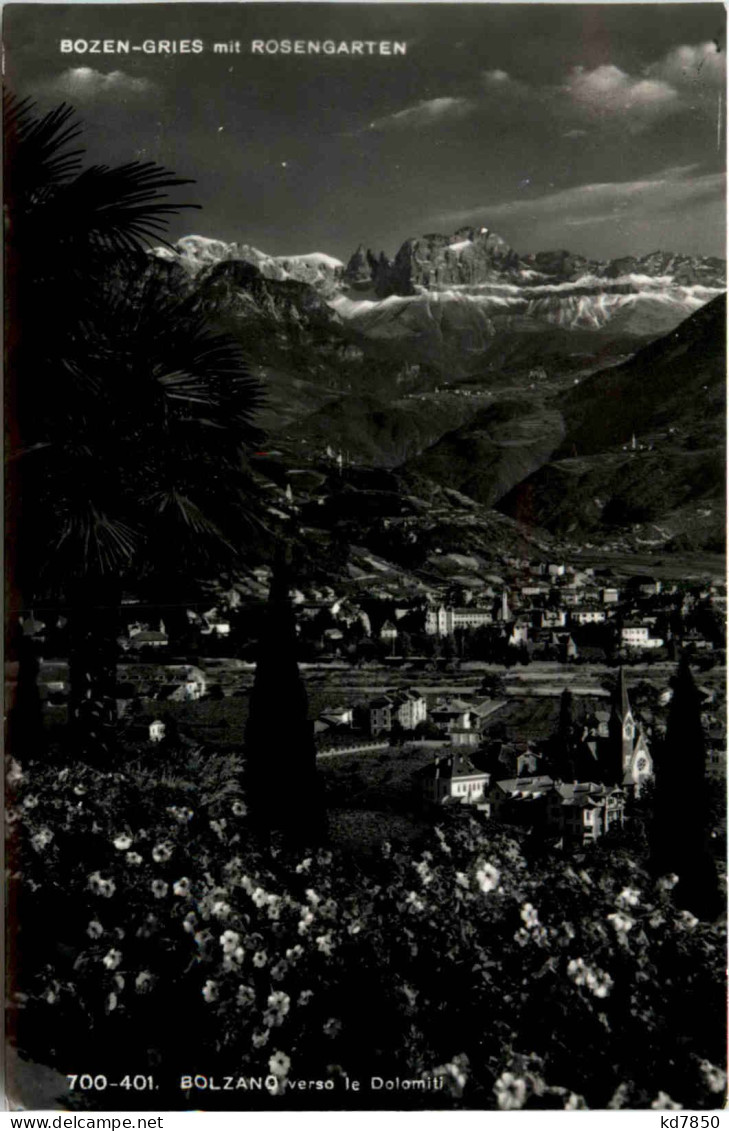 Bozen-Gries Mit Rosengarten - Bolzano