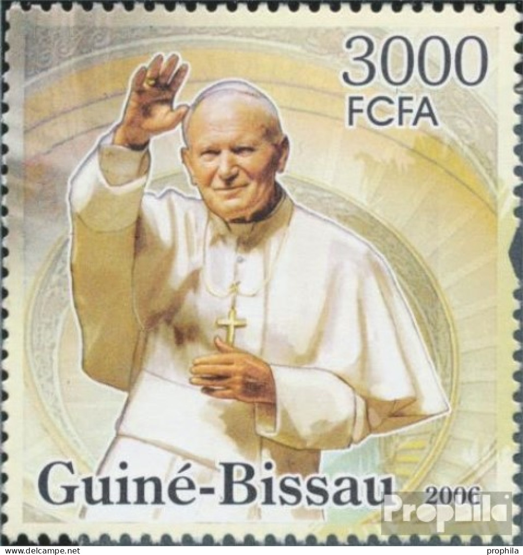 Guinea-Bissau 3440 (kompl. Ausgabe) Postfrisch 2006 Papst Johannes Paul II - Guinea-Bissau