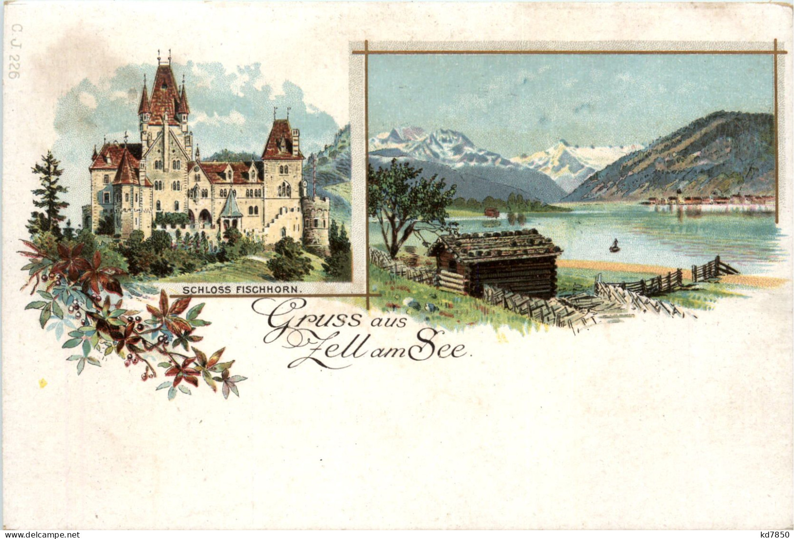 Gruss Aus Zell Am See - Litho - Zell Am See