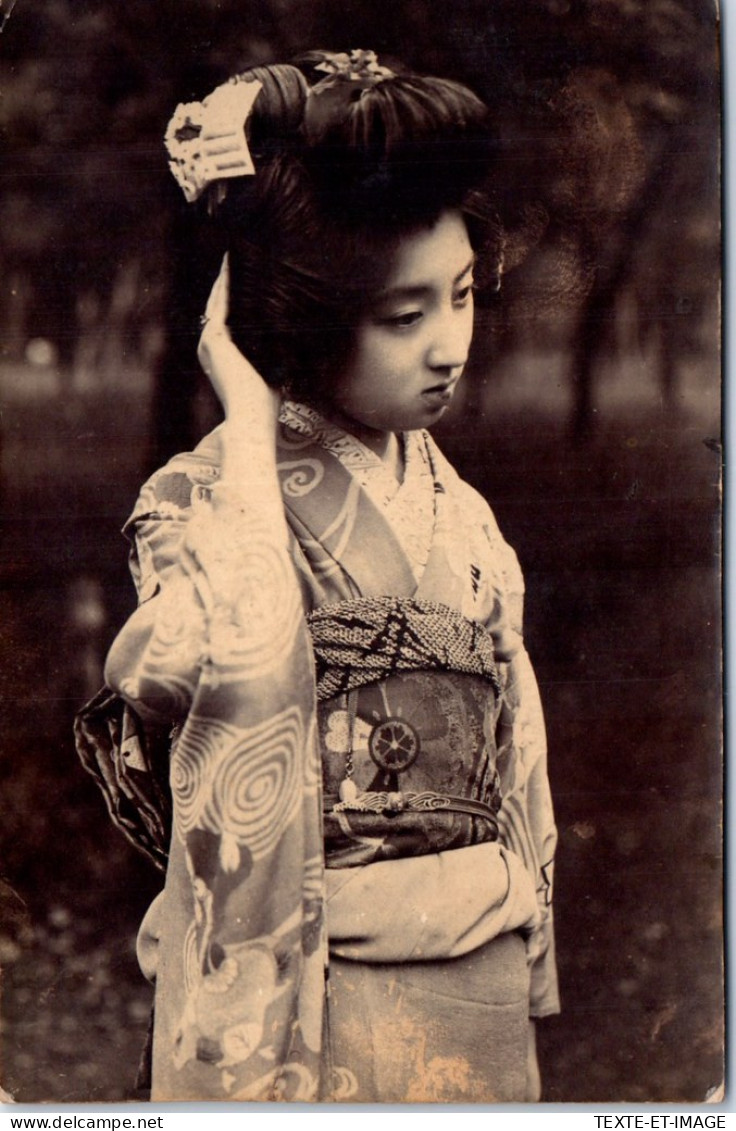 JAPON - Jeune Femme , Costume  - Other & Unclassified