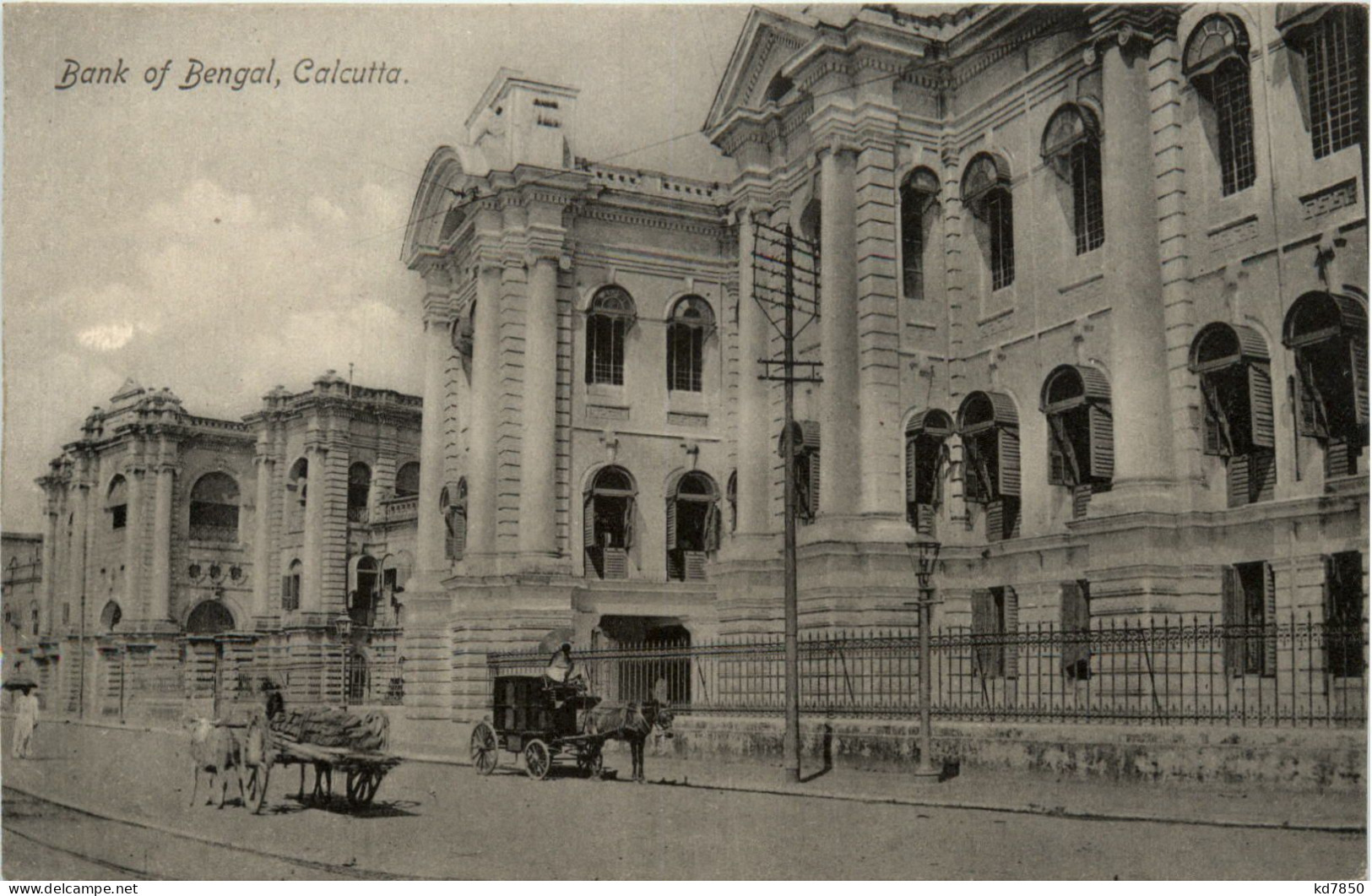 Calcutta - Bank Of Bengal - India