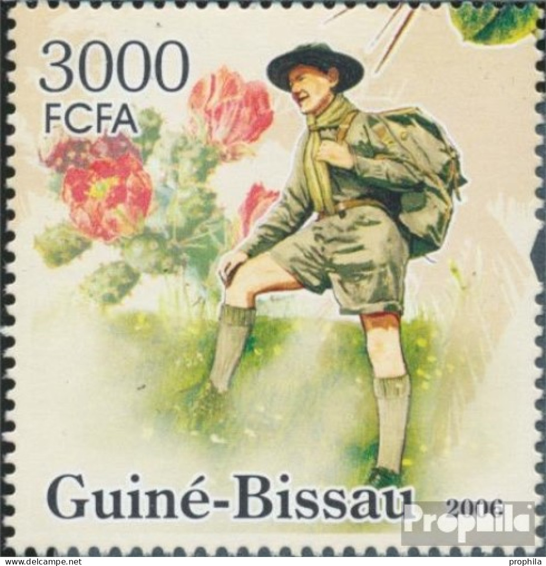 Guinea-Bissau 3410 (kompl. Ausgabe) Postfrisch 2006 Hundert Jahre Pfadfinder, Kaktus - Guinea-Bissau