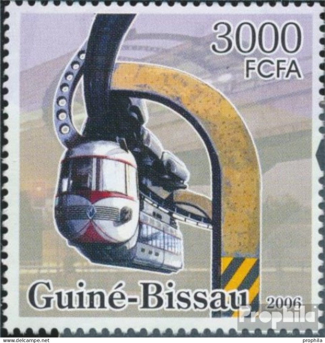 Guinea-Bissau 3385 (kompl. Ausgabe) Postfrisch 2006 Stadtverkehr - Straßenbahnen - Guinea-Bissau