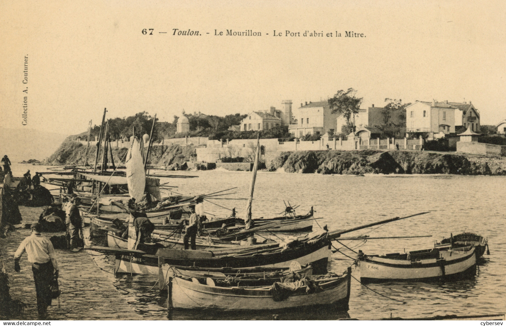 TOULON - Le Mourillon - Le Port D'Abri Et La Mitre - Barques - Animé - Toulon