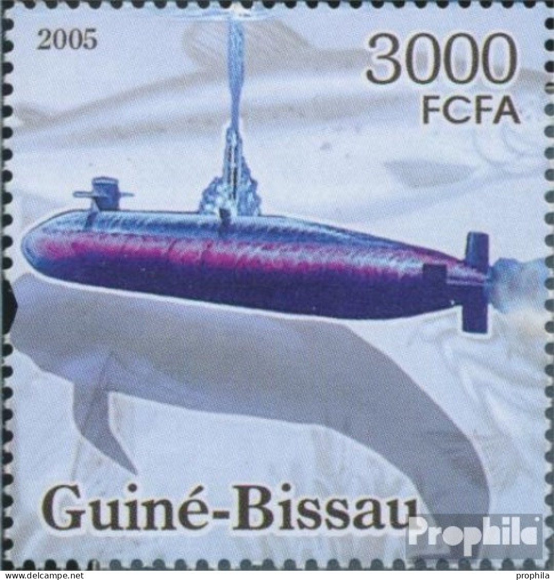 Guinea-Bissau 3303 (kompl. Ausgabe) Postfrisch 2005 U-Boote, Meerestiere - Guinea-Bissau