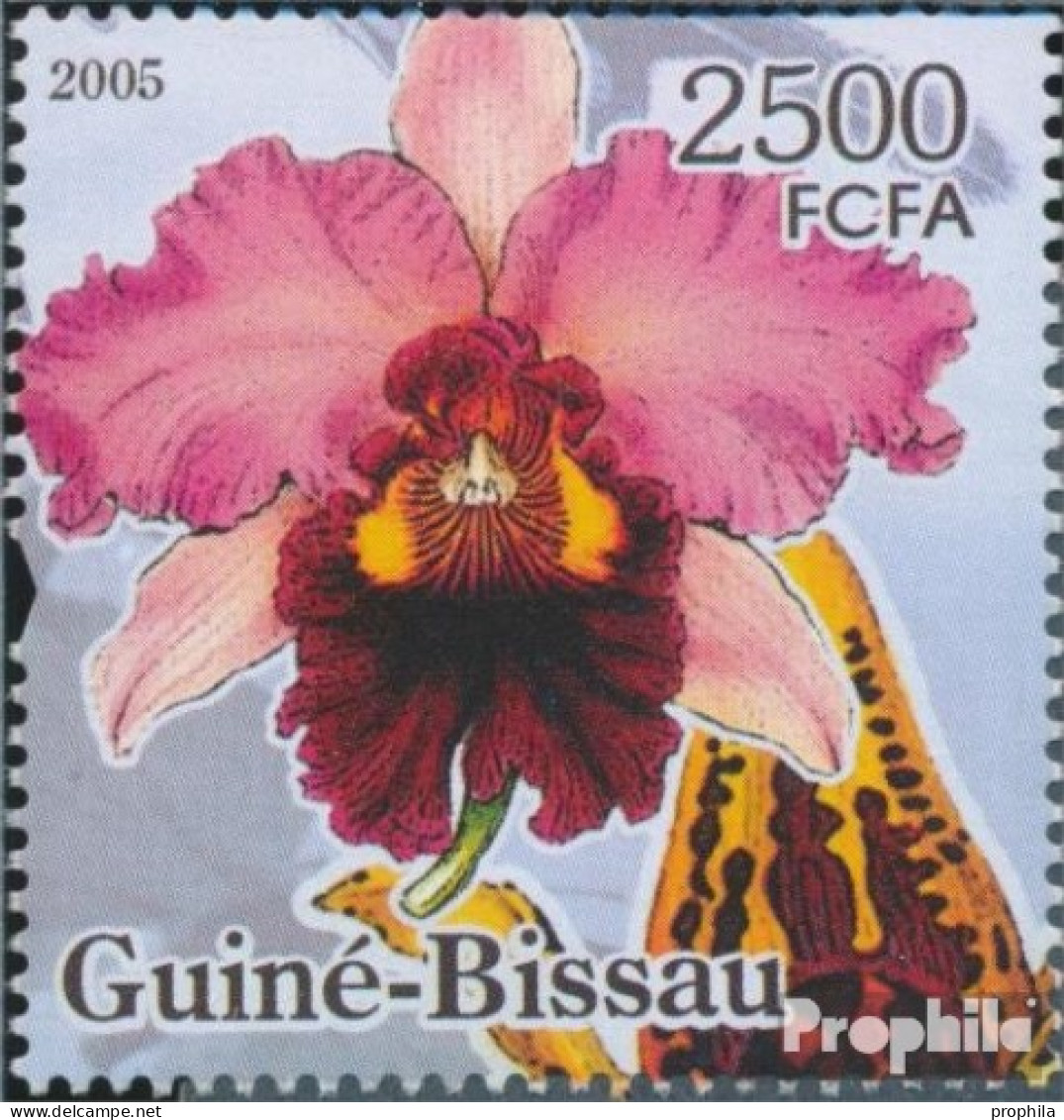 Guinea-Bissau 3263 (kompl. Ausgabe) Postfrisch 2005 Schmetterlinge Und Orchideen - Guinea-Bissau