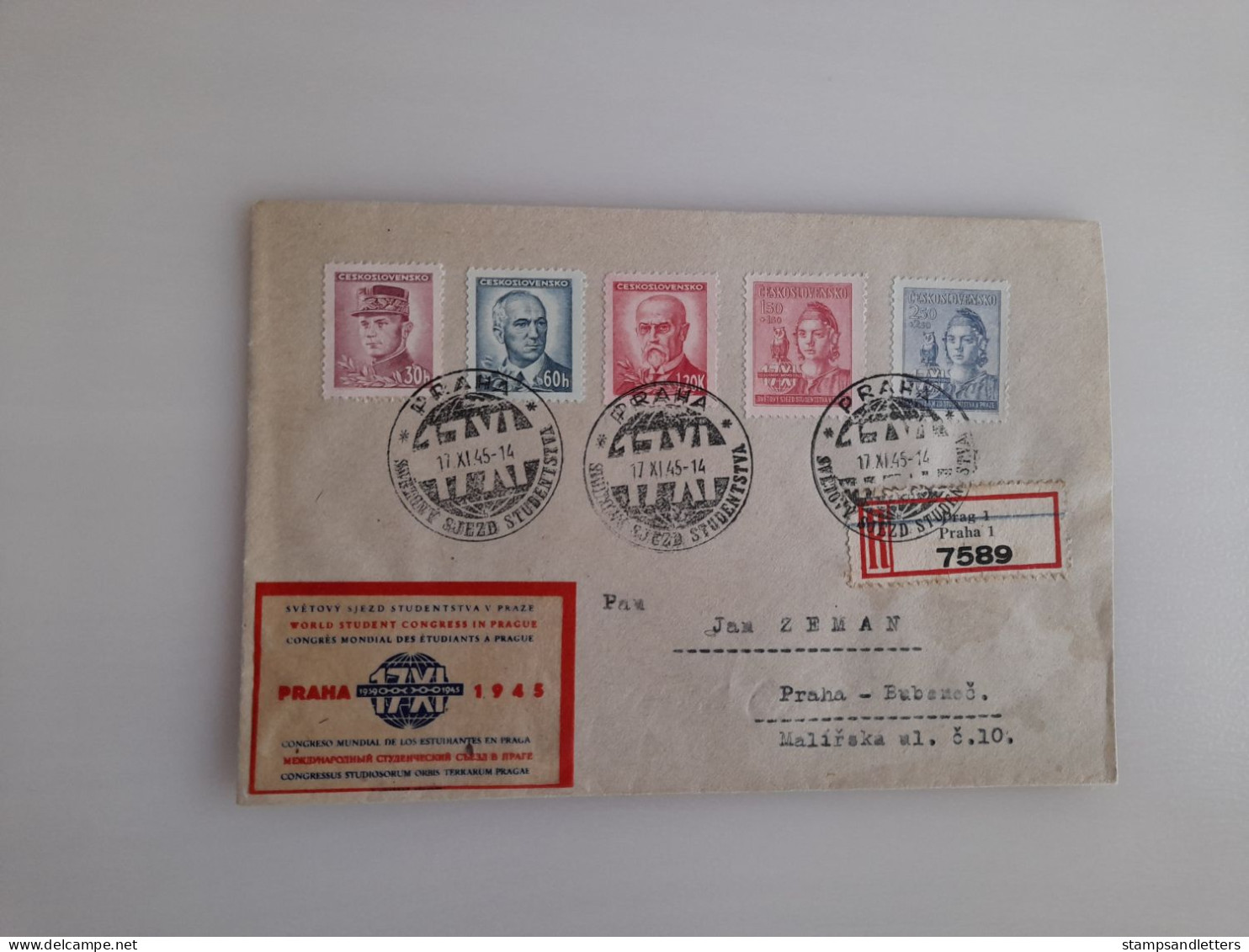 1945. Commemorative Cancellation. - Lettres & Documents