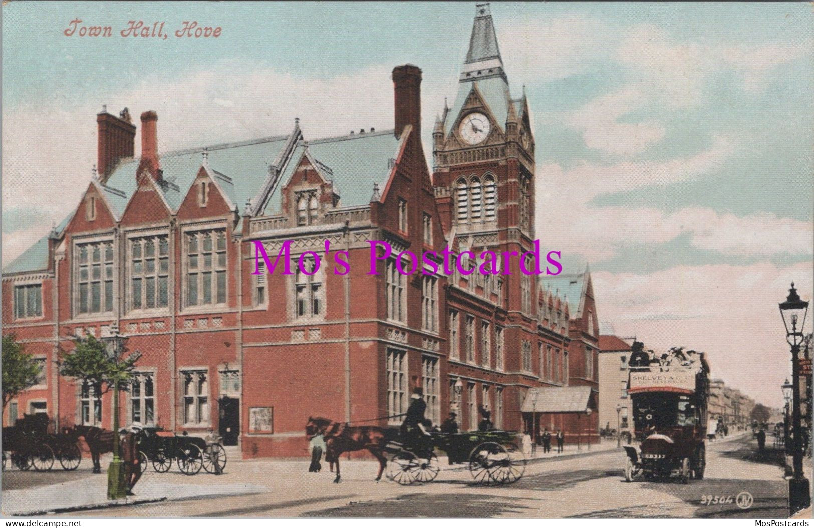 Sussex Postcard - Town Hall, Hove    DZ109 - Brighton