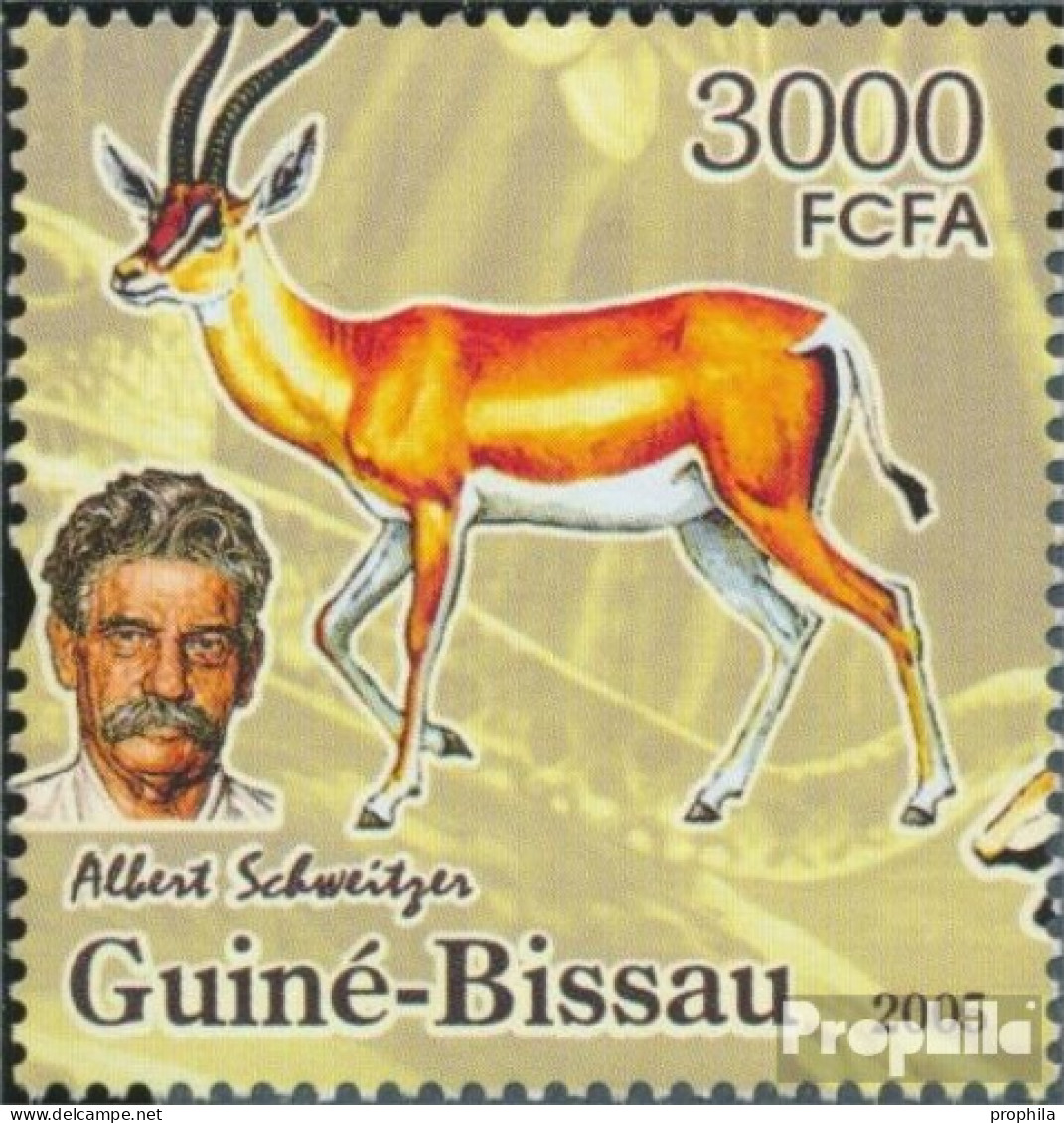 Guinea-Bissau 3222 (kompl. Ausgabe) Postfrisch 2005 Fauna Afrikas & A. Schweitzer - Guinea-Bissau