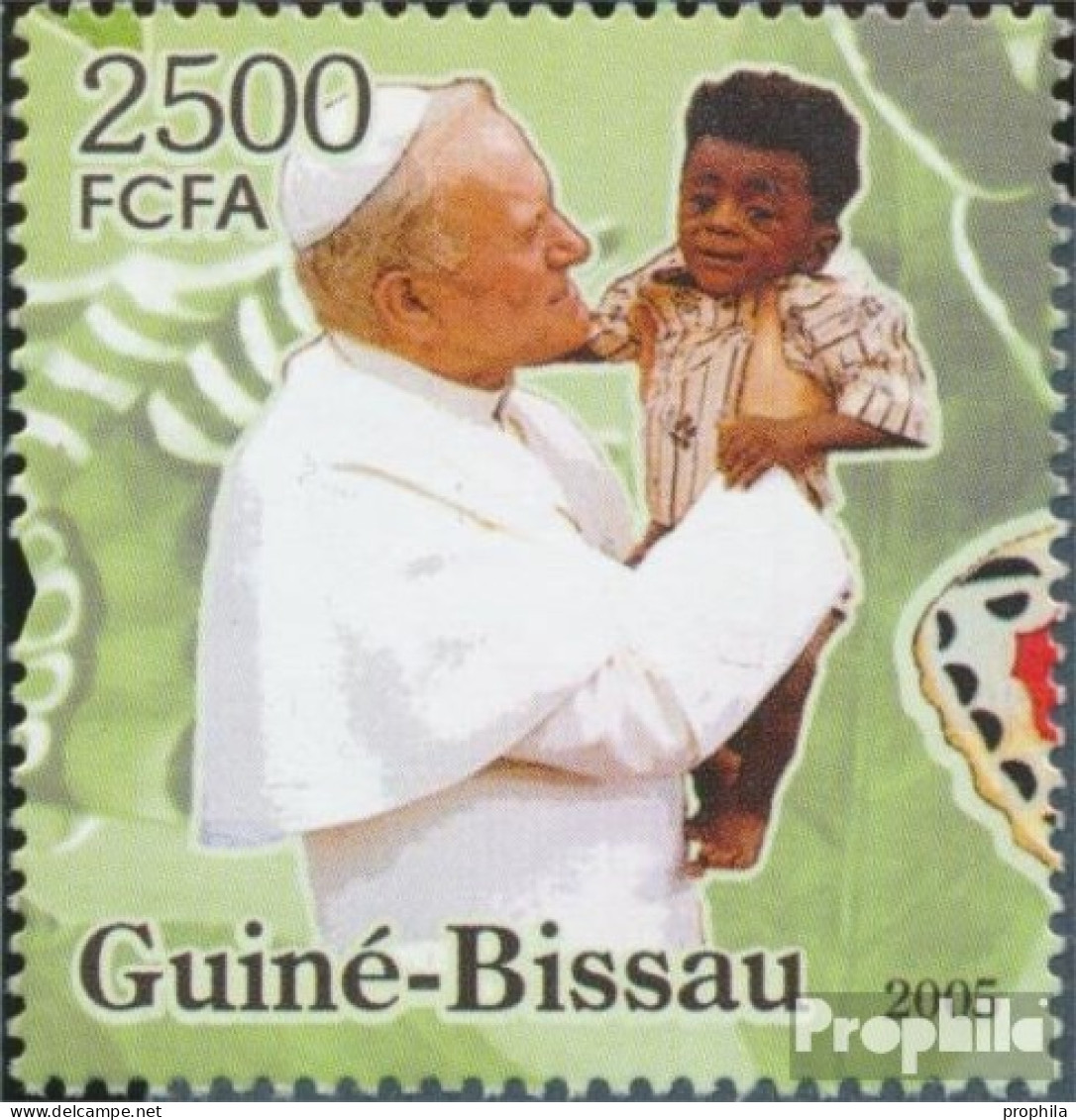 Guinea-Bissau 3208 (kompl. Ausgabe) Postfrisch 2005 Afrikareise Des Papstes - Guinea-Bissau