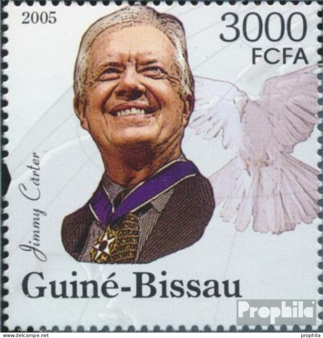 Guinea-Bissau 3193 (kompl. Ausgabe) Postfrisch 2005 Nobelpreisträger - Frieden - Guinea-Bissau