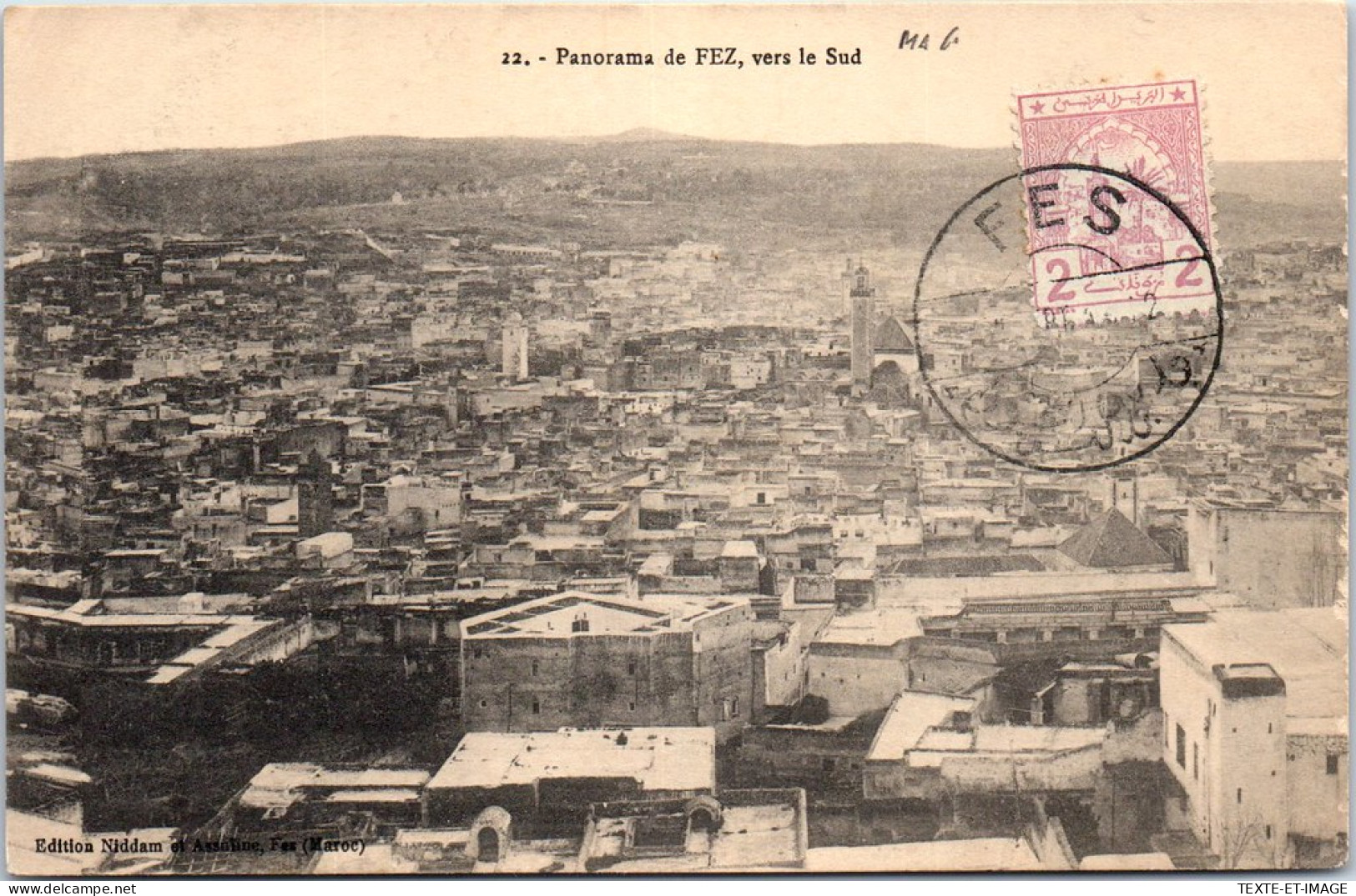 MAROC - FEZ - Panorama Vers Le Sud  - Fez (Fès)