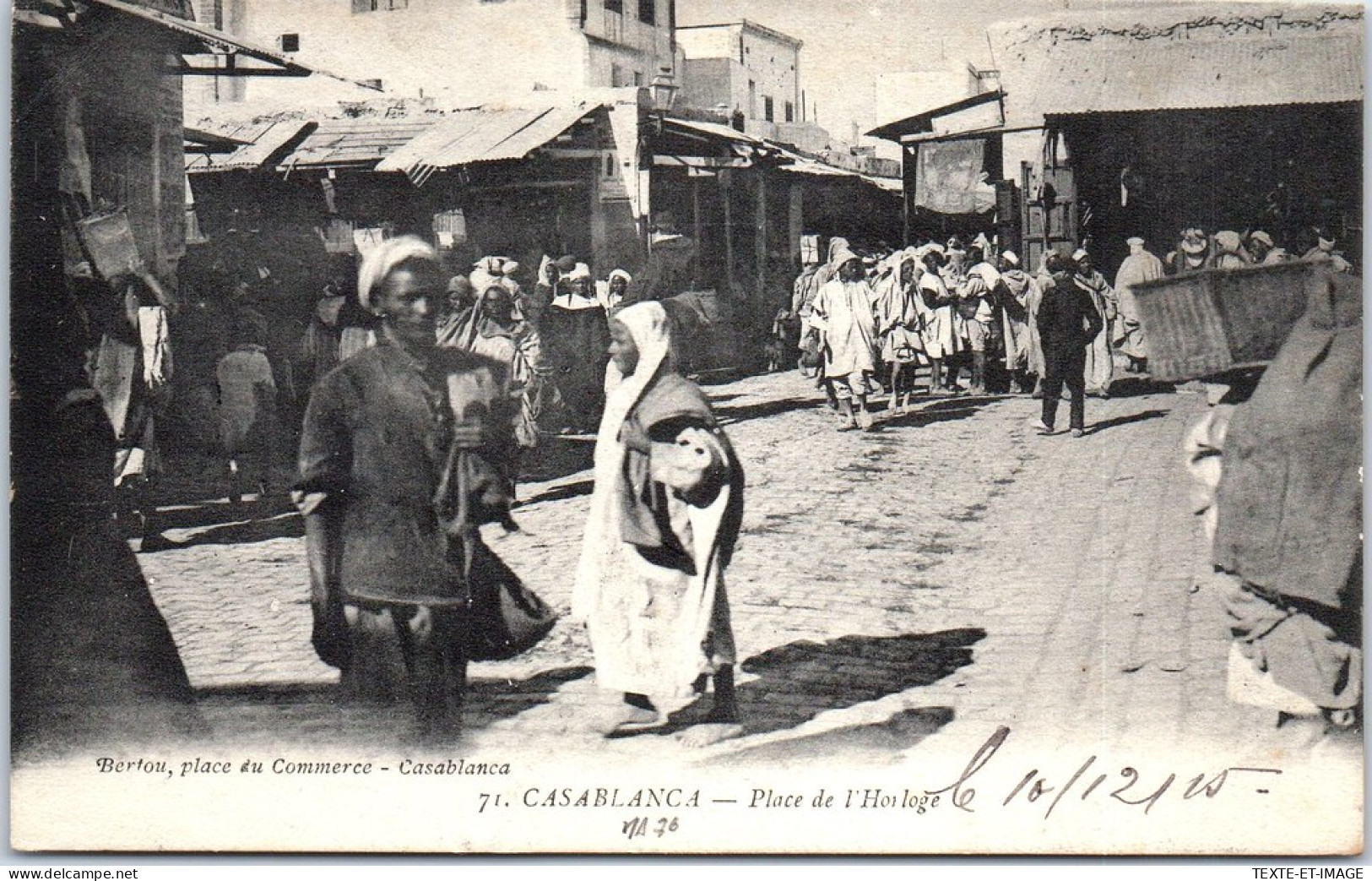 MAROC - CASABLANCA - Place De L'horloge. - Casablanca