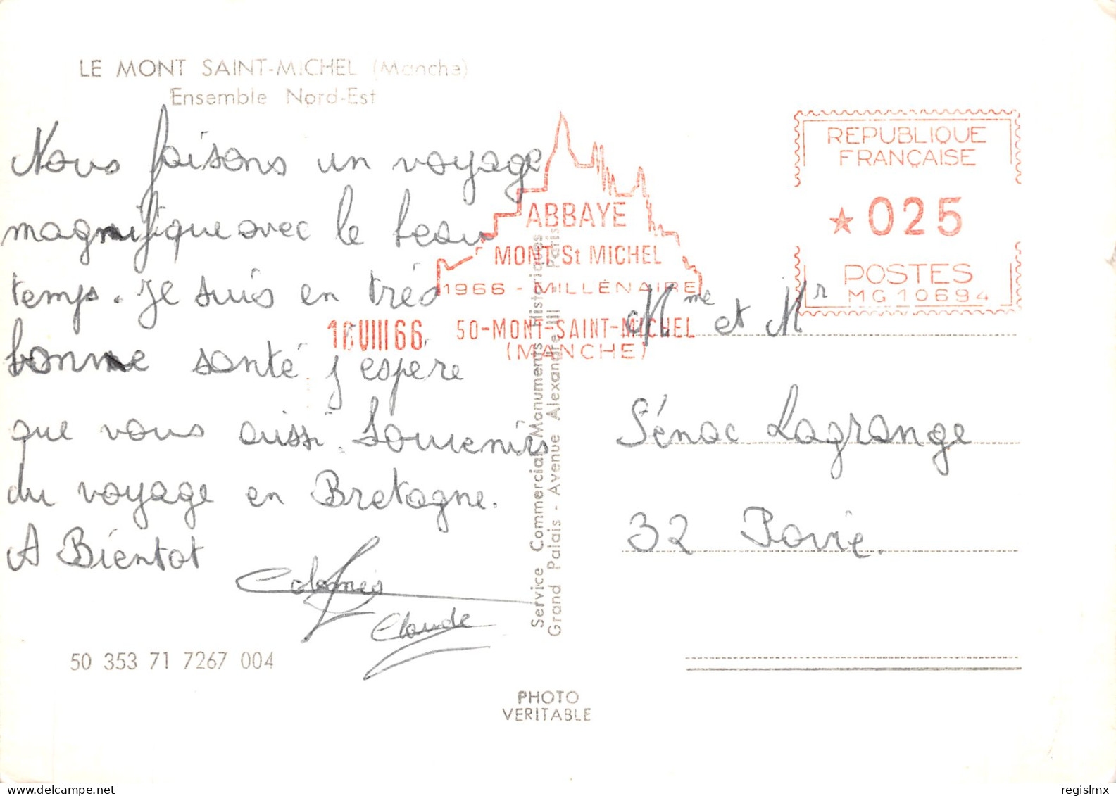 50-LE MONT SAINT MICHEL-N°T1123-A/0087 - Le Mont Saint Michel