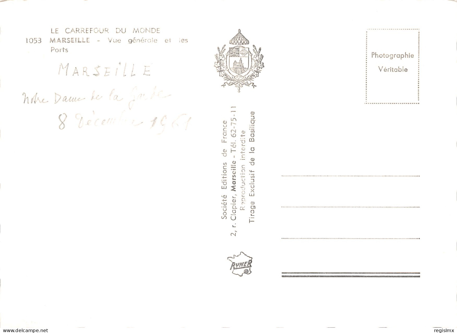 13-MARSEILLE-N°T1123-A/0069 - Sin Clasificación