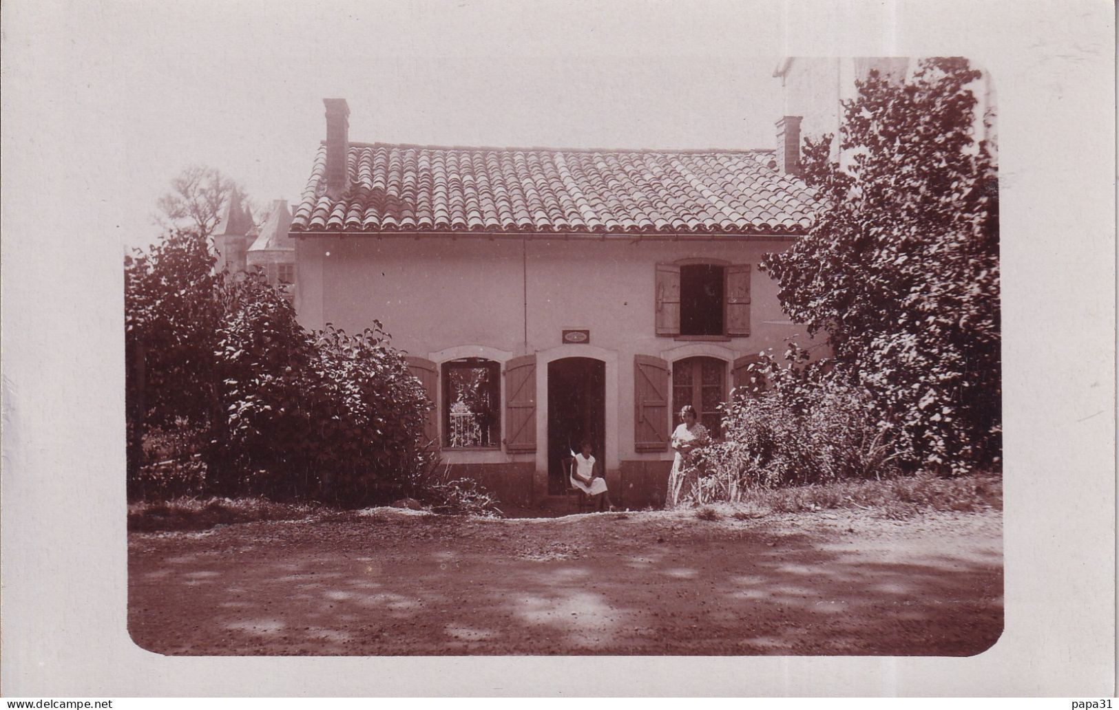 Carte Photo  D'une Maison  à Saint Martory De 1933 - Autres & Non Classés