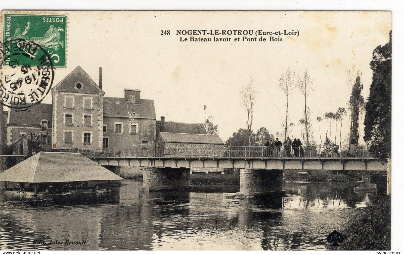 Nogent Le Rotrou : Bateau Lavoir     ///  REF Avril 24 ///  BO.28 - Nogent Le Rotrou