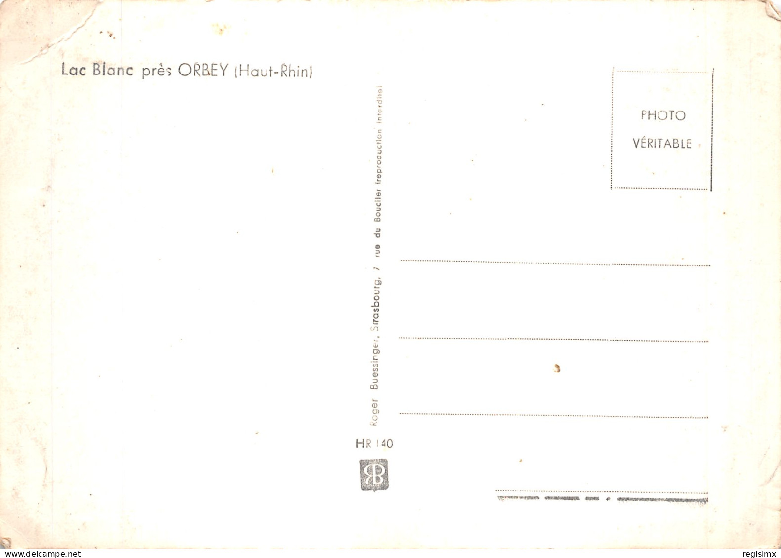 68-LAC BLANC PRES ORBEY-N°T1123-E/0209 - Mulhouse