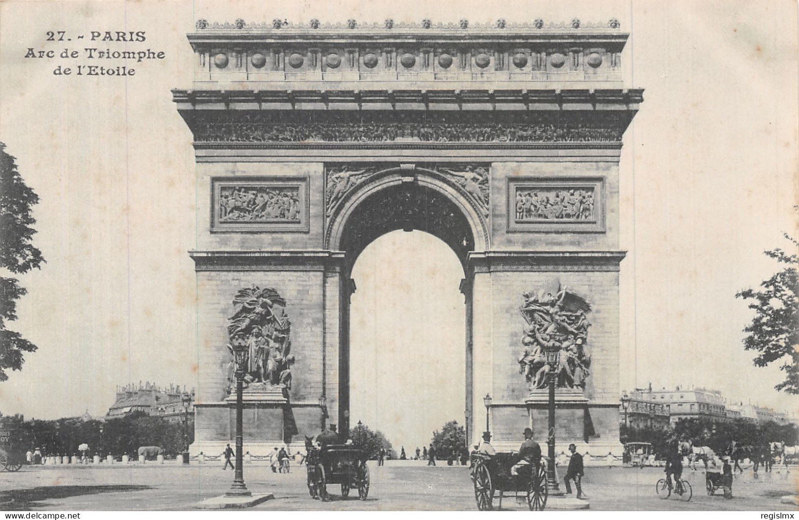 75-PARIS ARC DE TRIOMPHE-N°T1124-B/0395 - Arc De Triomphe