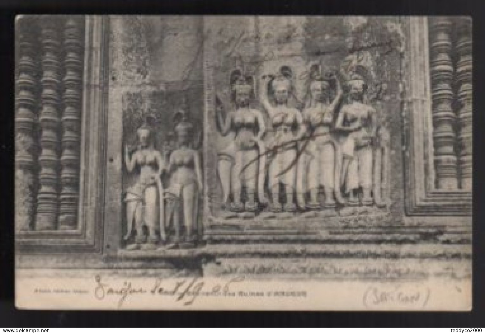 ANGKOR Souvenir Des Ruines 1906 - Cambodge