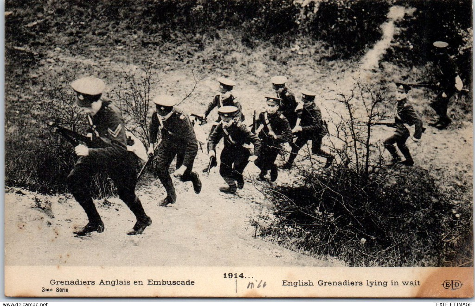MILITARIA 1914-1918 - Grenadiers Anglais En Embuscade  - Guerre 1914-18