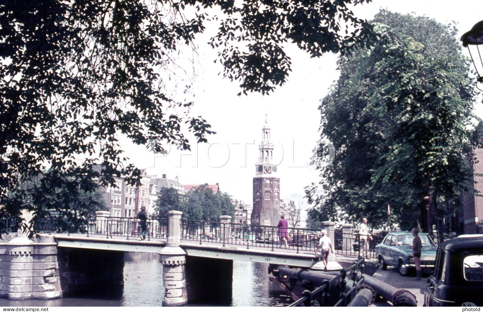 2 SLIDES SET 80s AMSTERDAM NETHERLANDS 35mm DIAPOSITIVE SLIDE Not PHOTO No FOTO NB4081 - Diapositivas