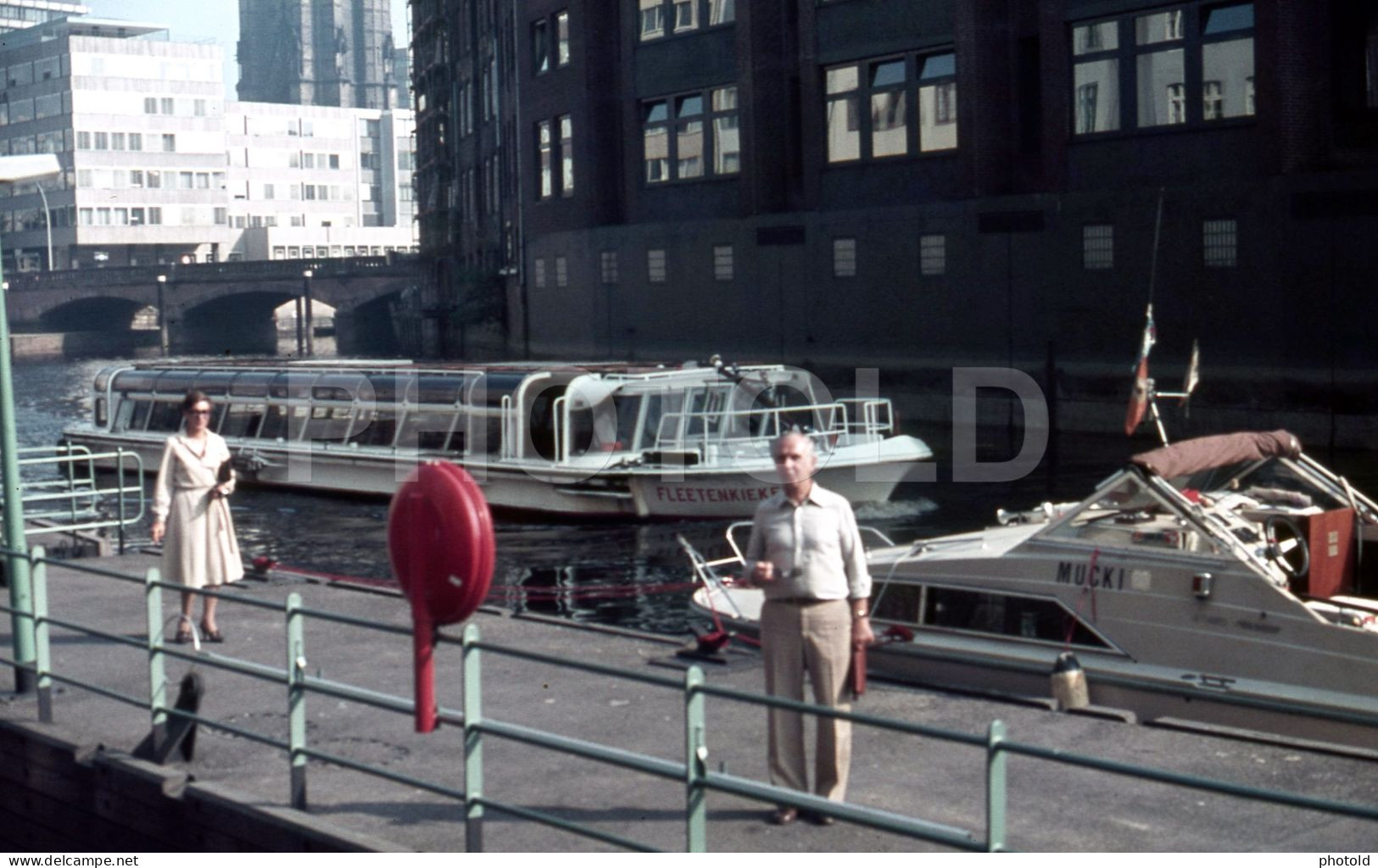 2 SLIDES SET 80s AMSTERDAM NETHERLANDS 35mm DIAPOSITIVE SLIDE Not PHOTO No FOTO NB4081 - Diapositivas