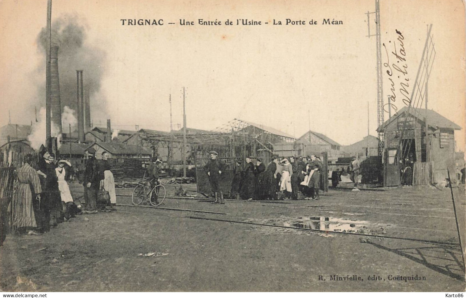 Trignac * Une Entrée De L'usine , La Porte De Méan * Industrie Villageois - Otros & Sin Clasificación