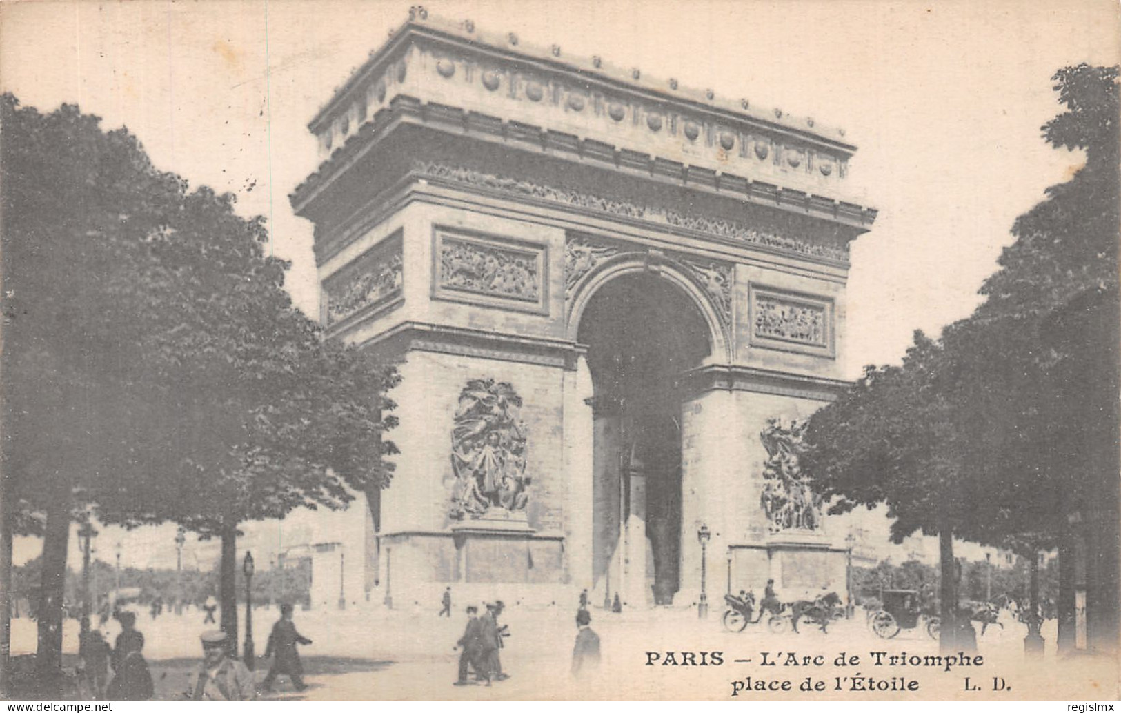 75-PARIS ARC DE TRIOMPHE-N°T1125-C/0137 - Arc De Triomphe