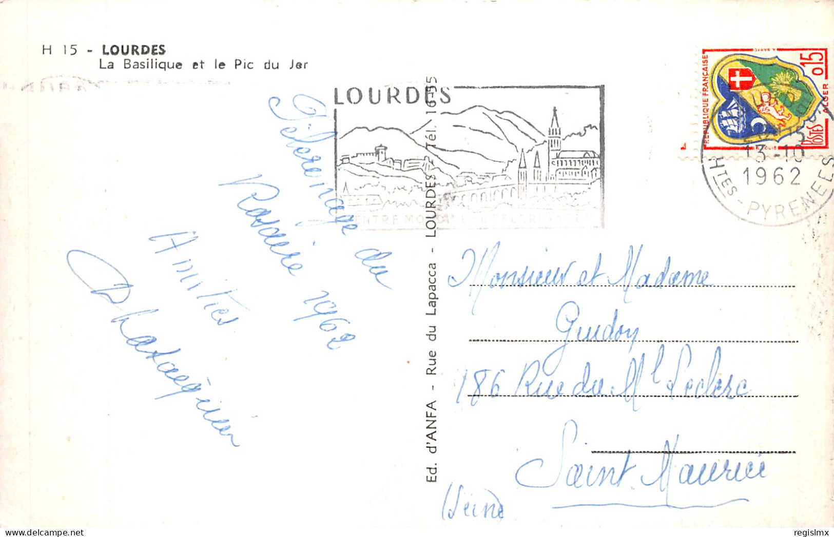 65-LOURDES-N°T1125-B/0131 - Lourdes